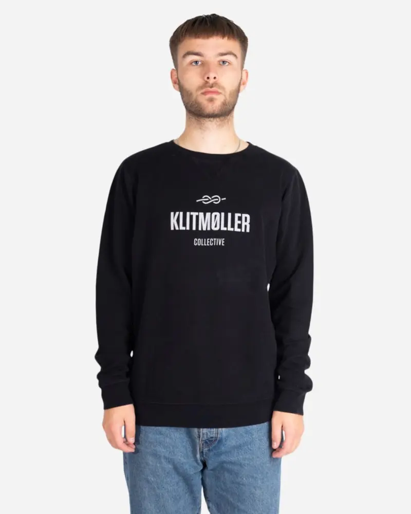 Mens logo crew - Black