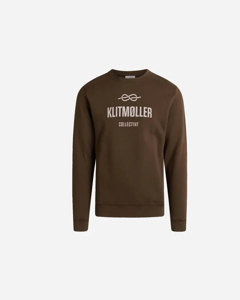 Mens logo crew - Coffee