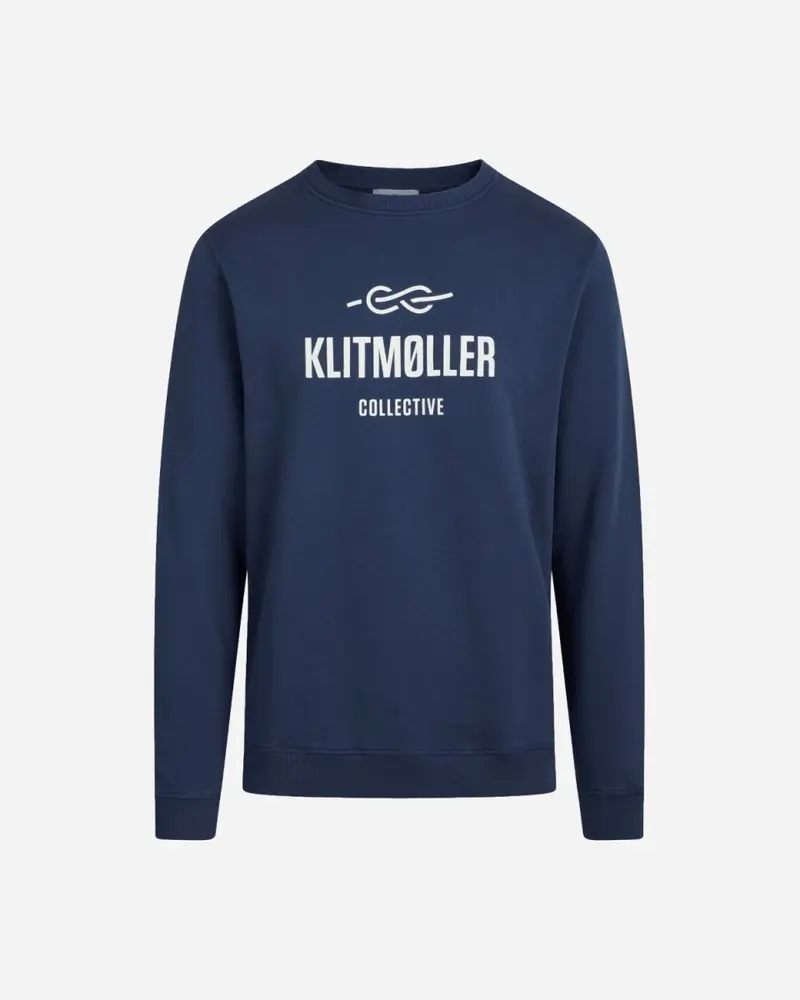 Mens Logo Crew - Ocean