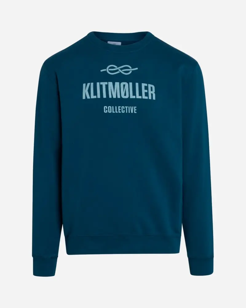 Mens Logo Crew - Petrol