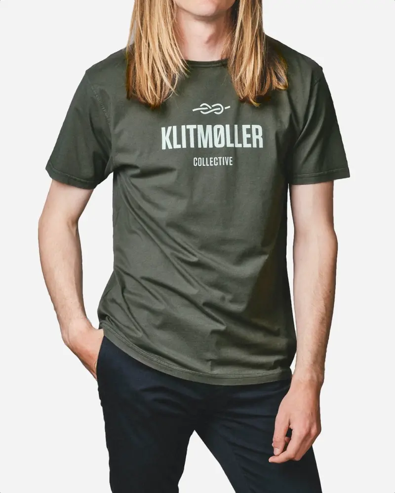 Mens logo tee - Olive