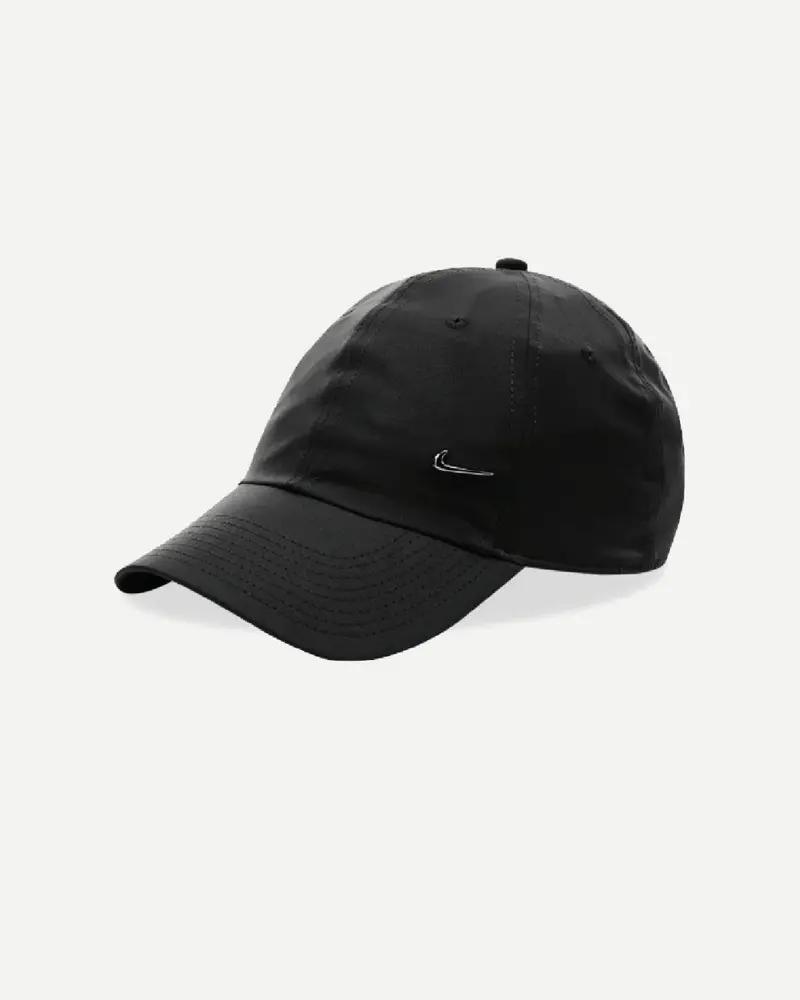 Metal Swoosh Cap - Black/Silver