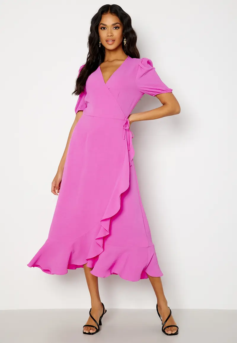 Mette SS Wrap Midi Dress