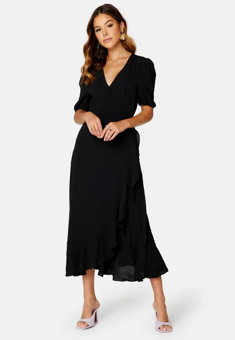 Mette SS Wrap Midi Dress