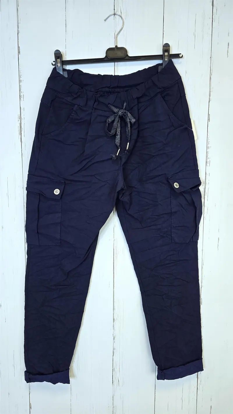 Mia cargo bukse navy