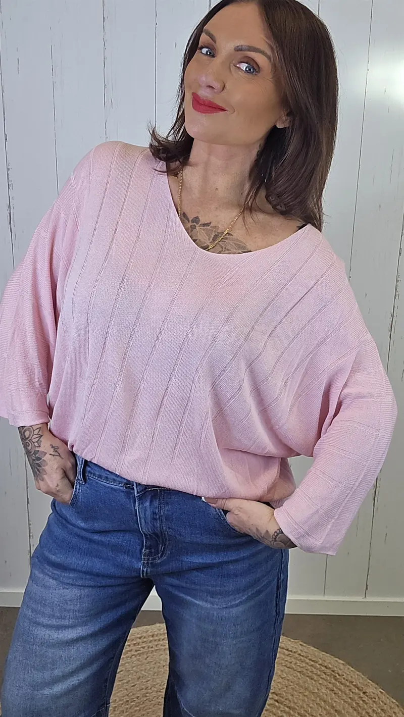 Mia tynn og myk topp rosa