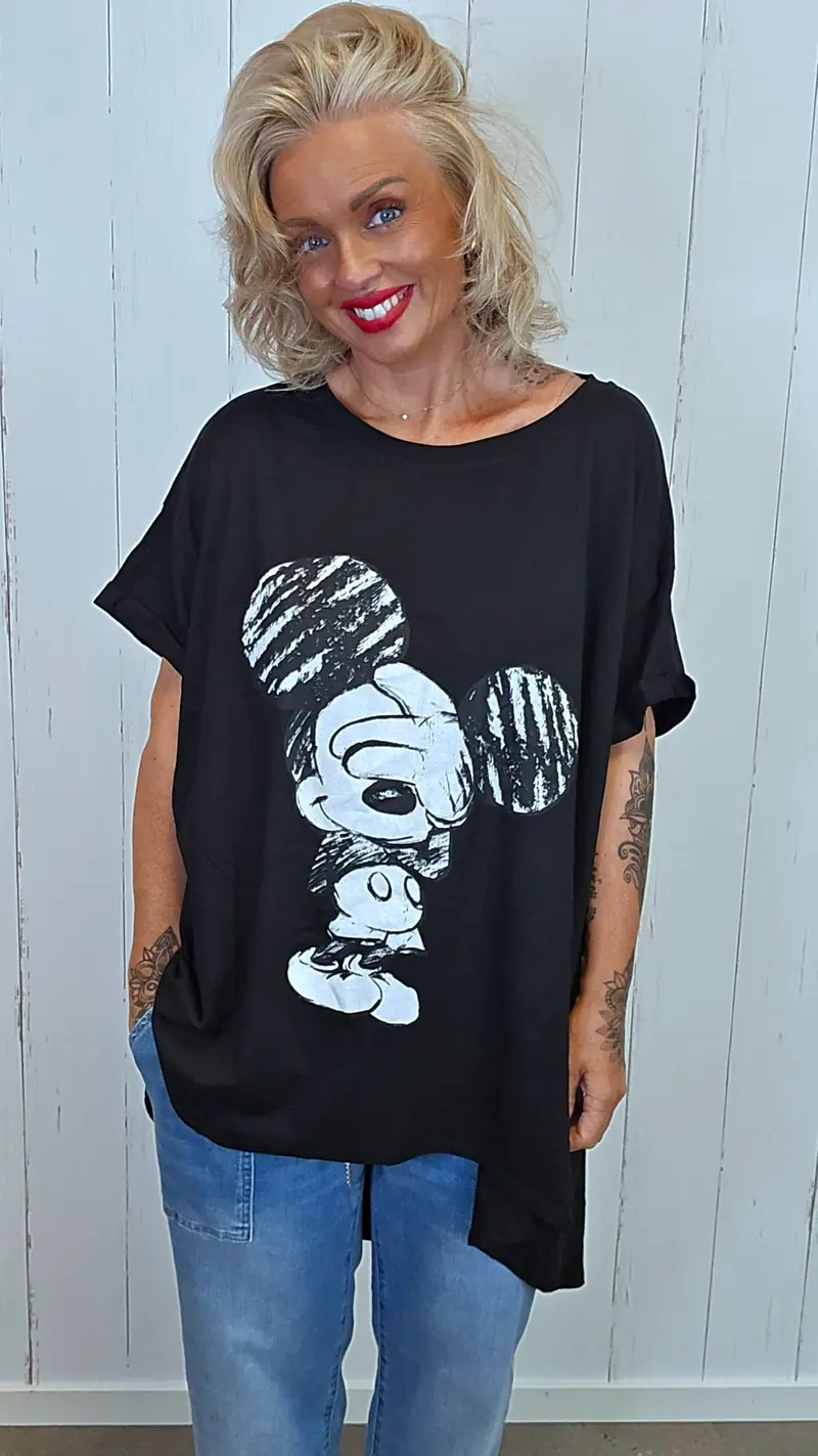 Mickey Mouse topp svart