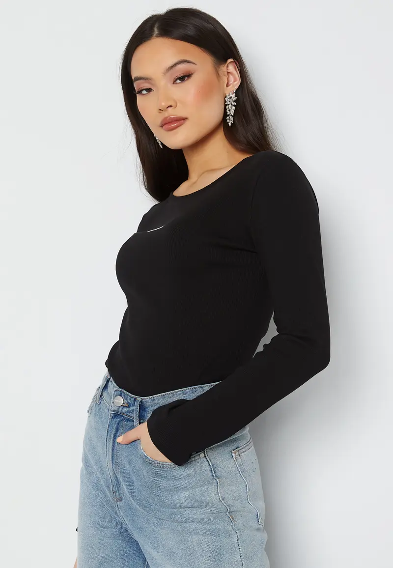 Micro Branding Rib LS Tee