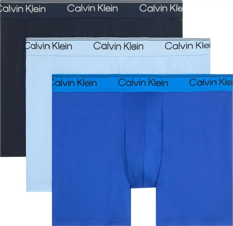 MICROFIBER BOXER BRIEF 3PK BLUE MULTI