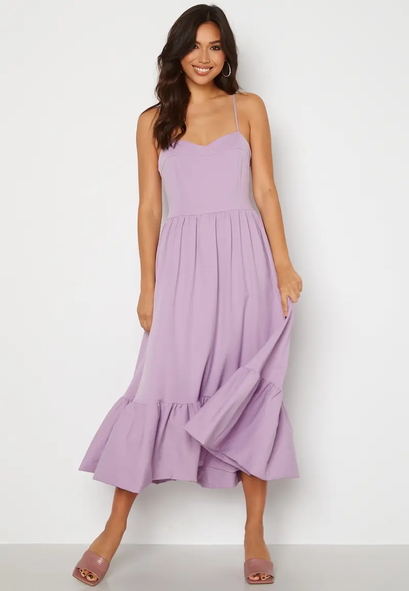 Midi Flounce Dress