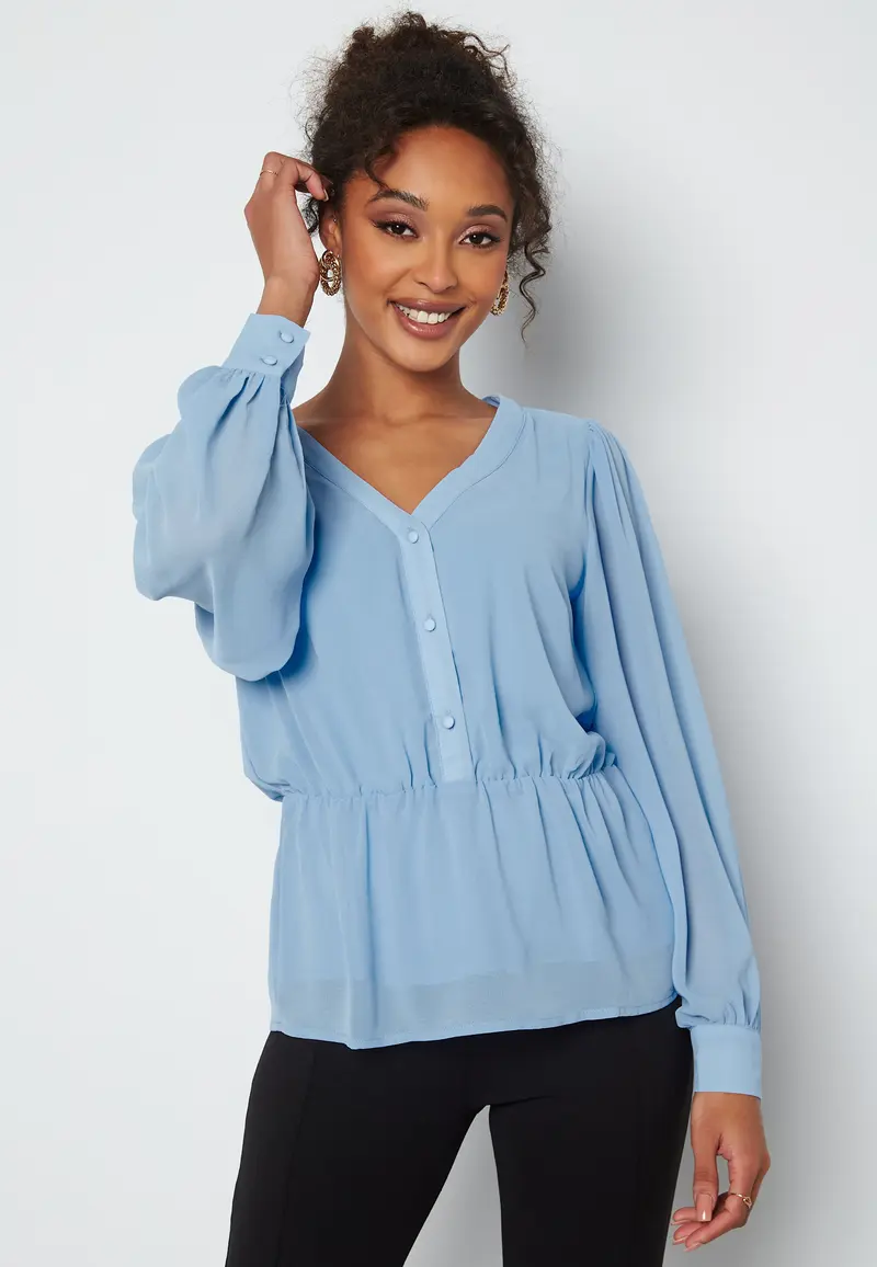 Mila L/S V-Neck Top