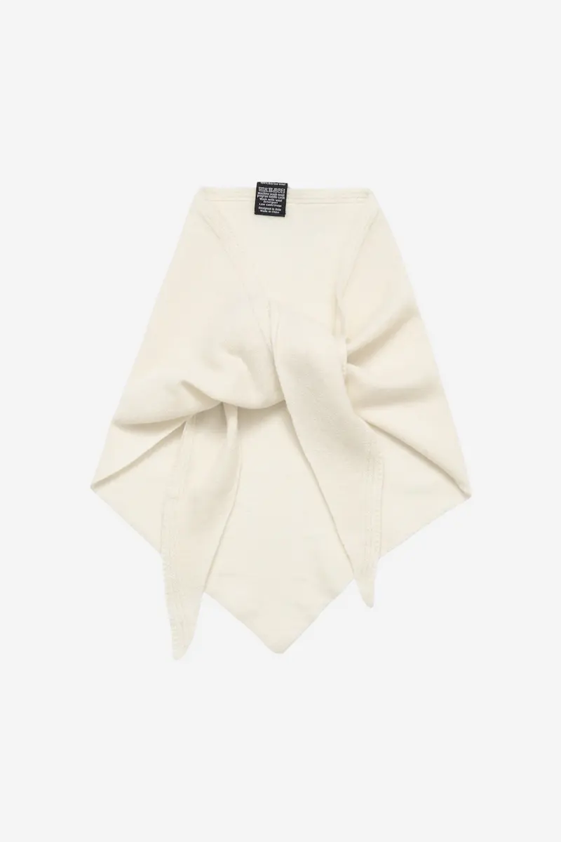 Mina Merino Scarf Eggshell