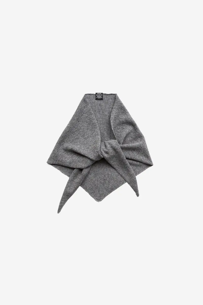 Mina Merino Scarf M. Grey Mel
