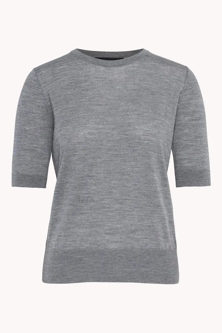 Mindy Merino Knit Grey Melange