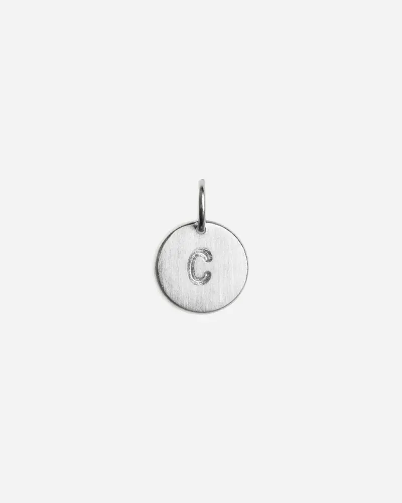 Mini Love Tag (Ø=9mm) - Sterling Sølv