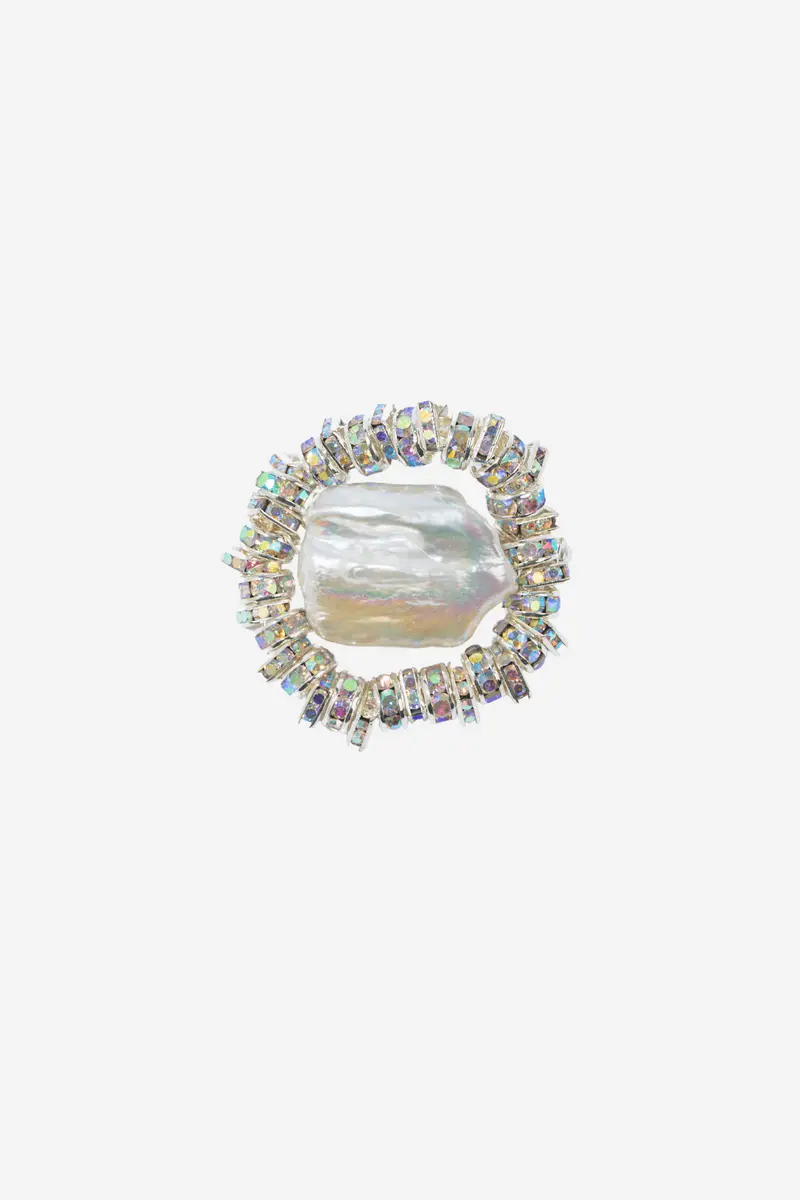 Mini Paris Brooch Silver