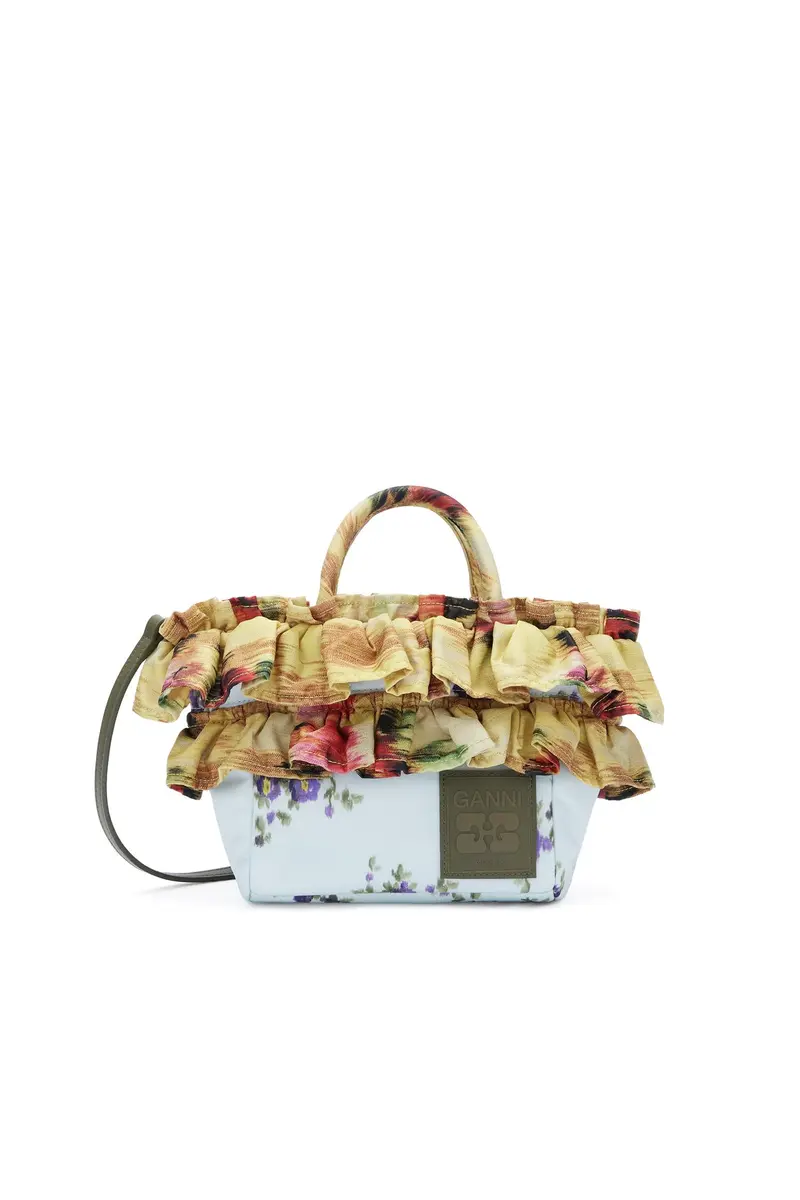 Mini Shopper Ruffle Print