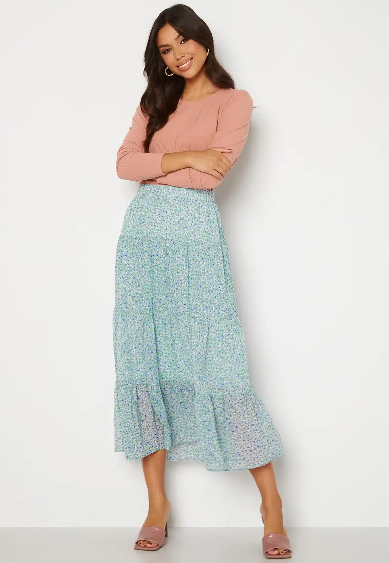 Minna AOP Ankle Skirt