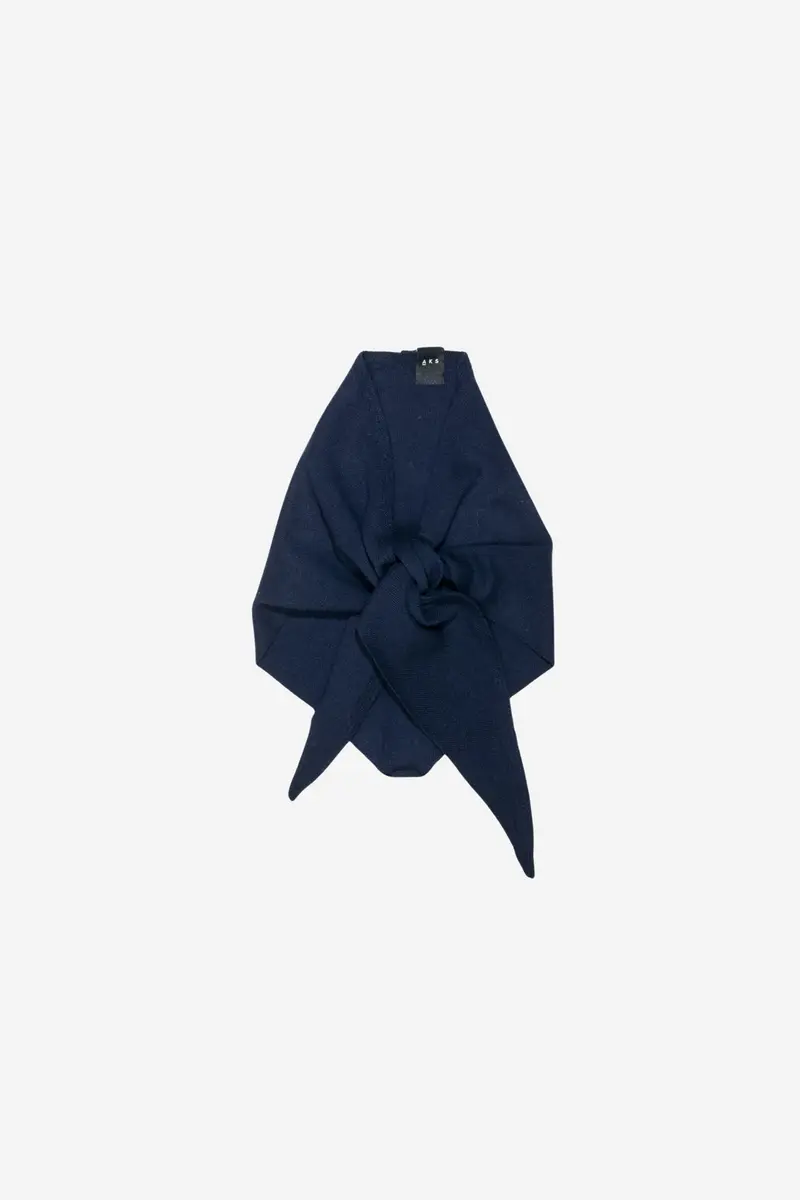 Mira Wool Cash Scarf Navy