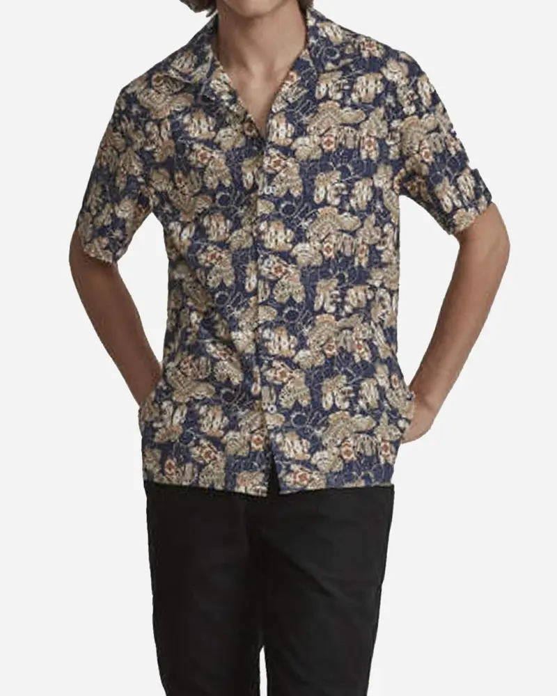 Miyagi 5133 -  Navy Print