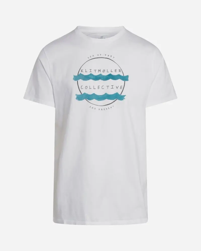 Mogens Tee - White/Petrol