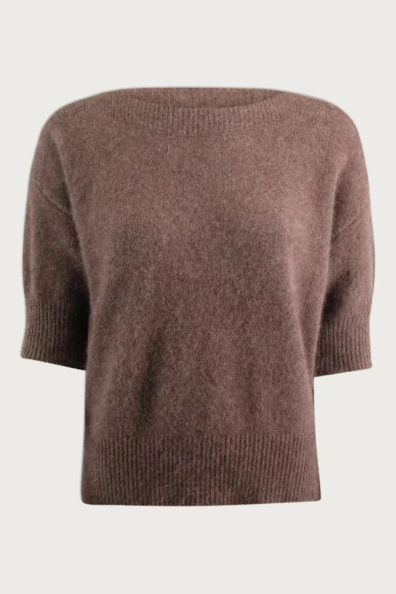 Moi Sweater Chocolate Mélange