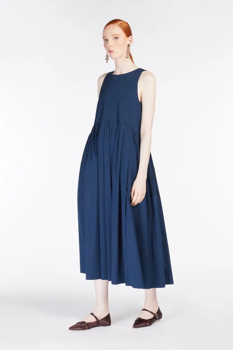 Moira Sleeveless Poplin Dress