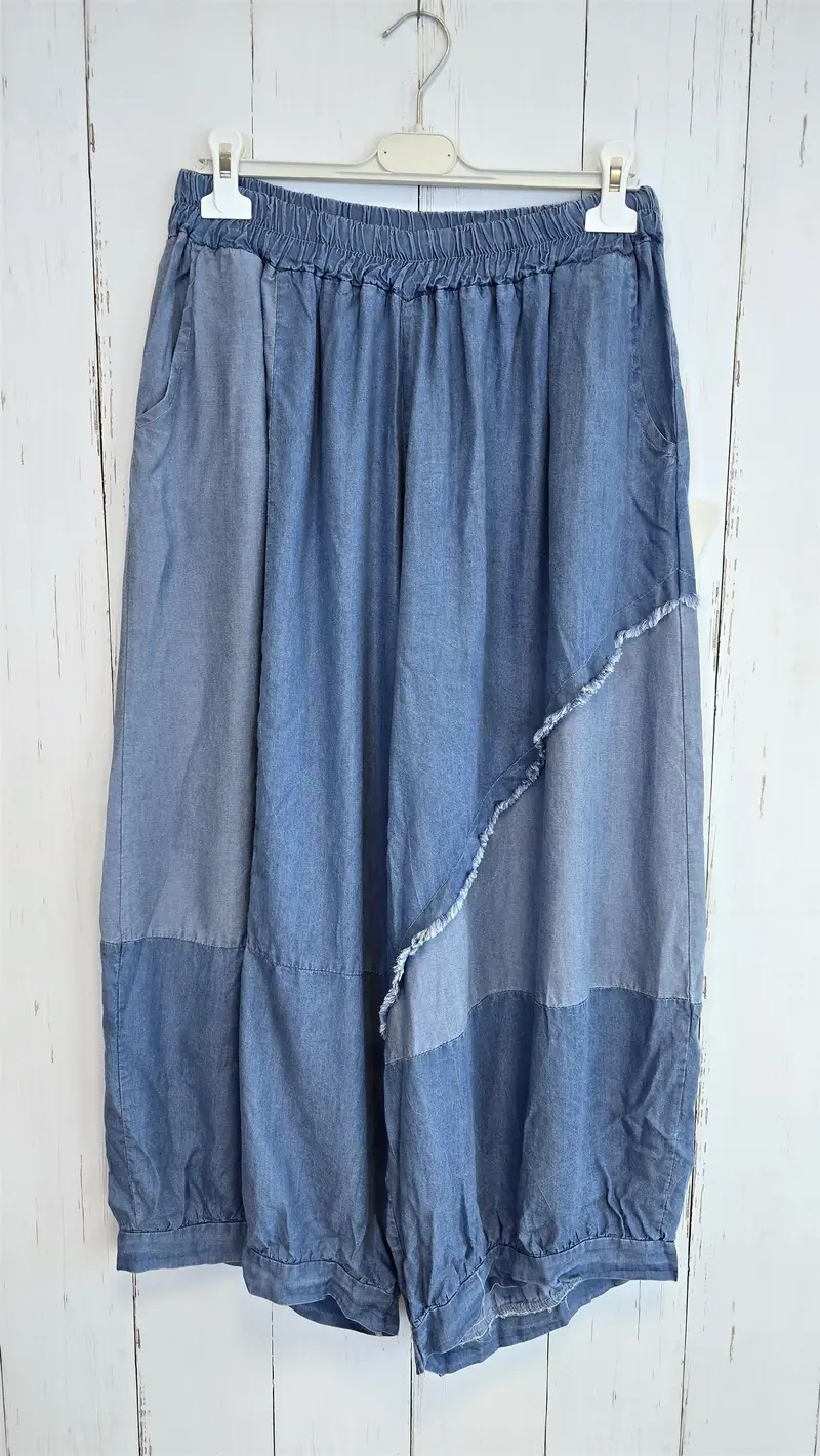 Molly bukse denim blå
