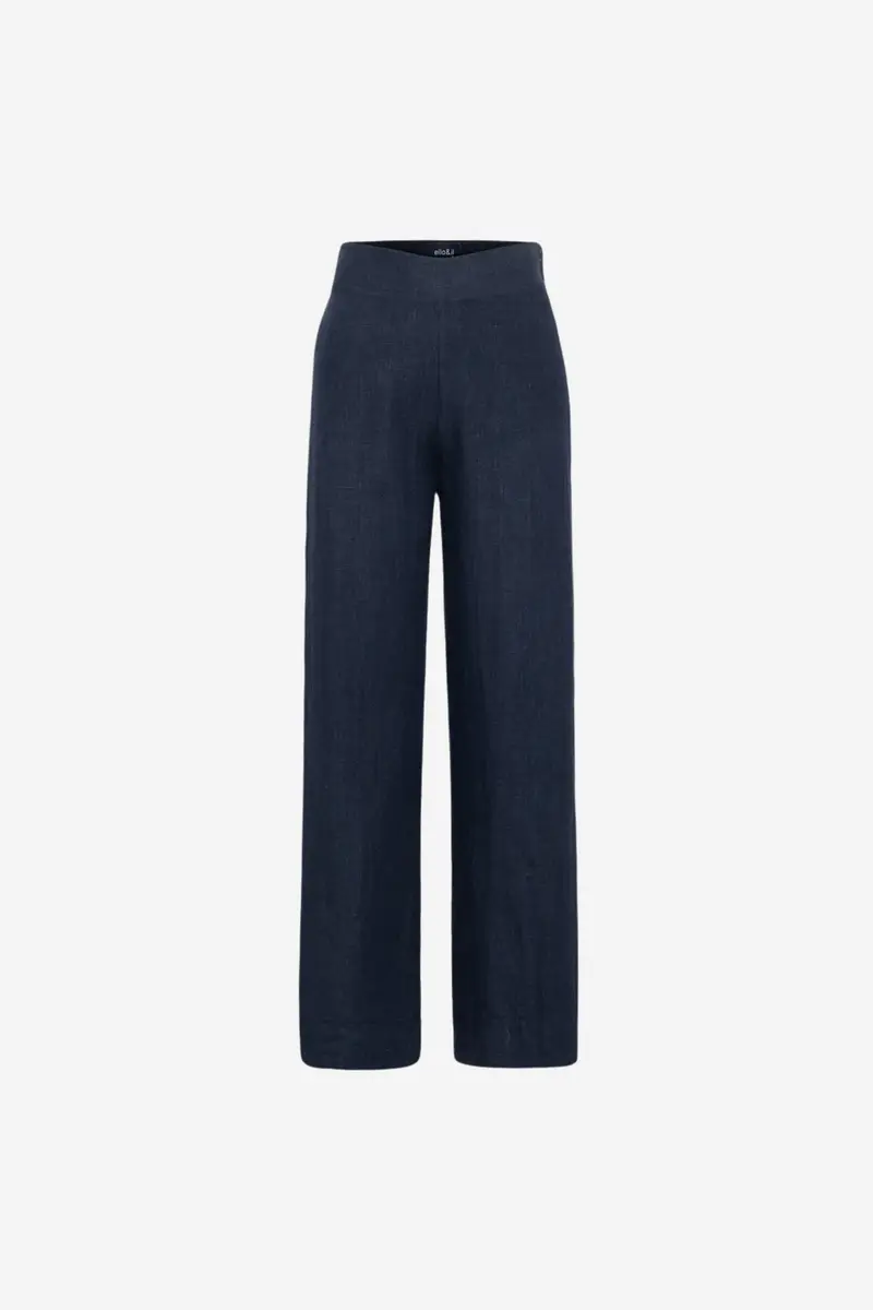 Molly Linen Pants Navy