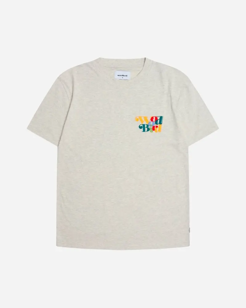 Molt Wirl Tee - Snow Melange