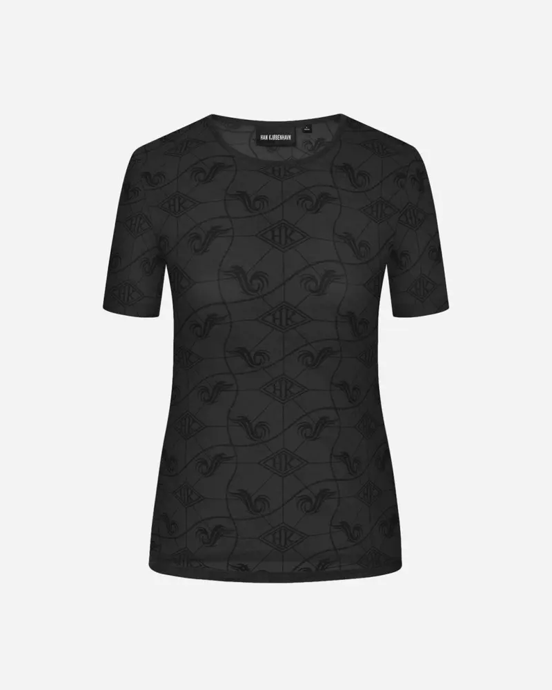 Monogram Short Sleeve - Black