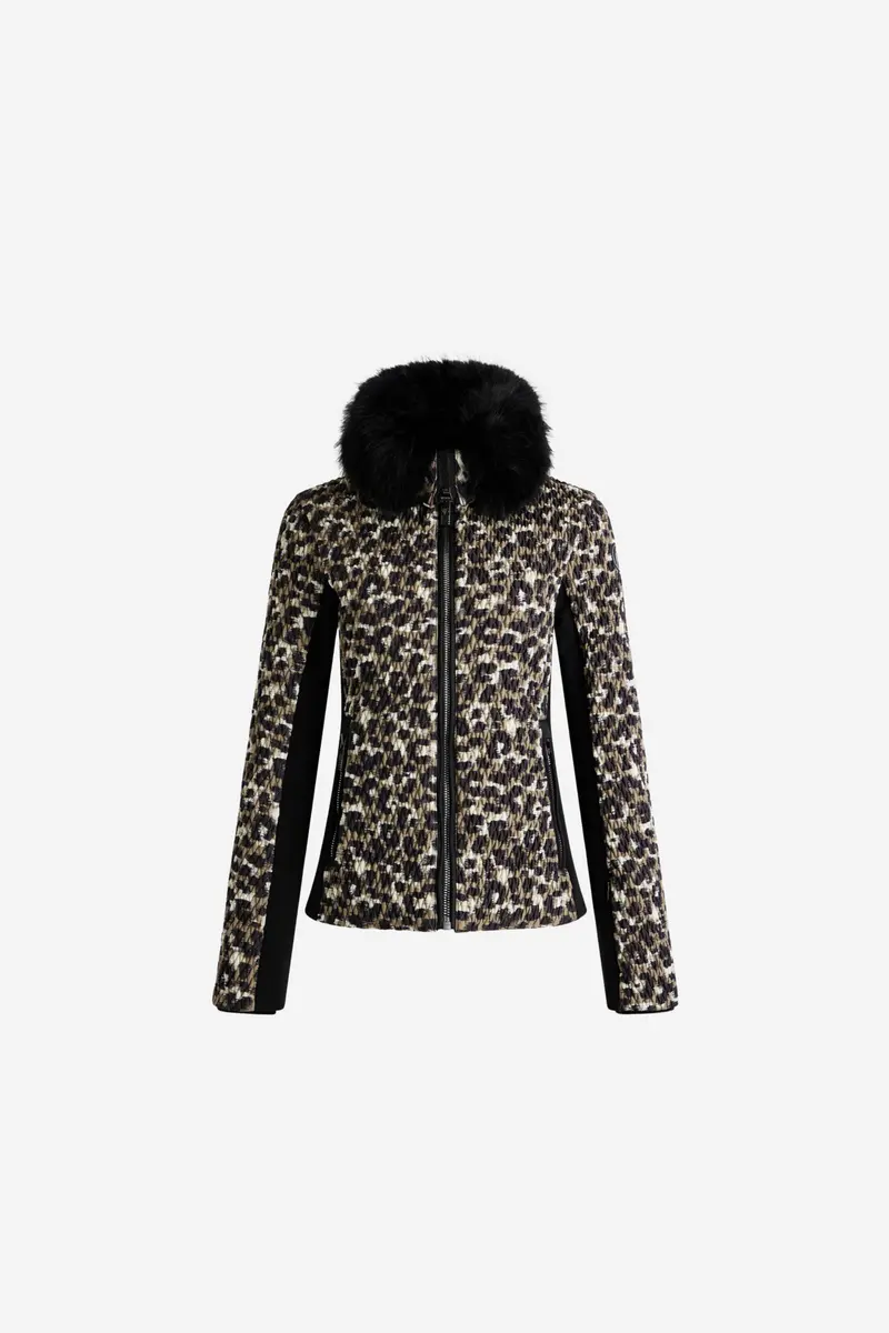 Montana Jacket Leopard Flou Savane/Noir