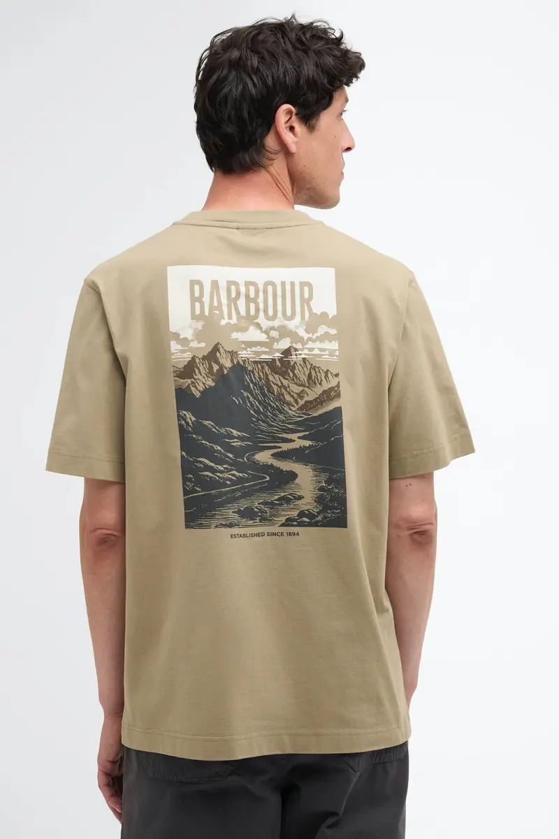 Morden Graphic T-Shirt Grey Olive