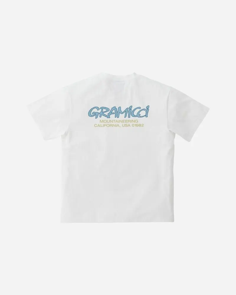 Mountaineering Tee - White/Blue