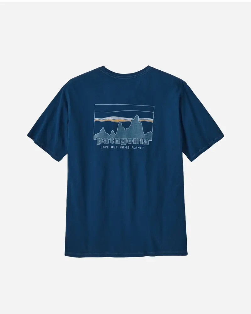 M's '73 Skyline Organic T-Shirt - Lagom Blue