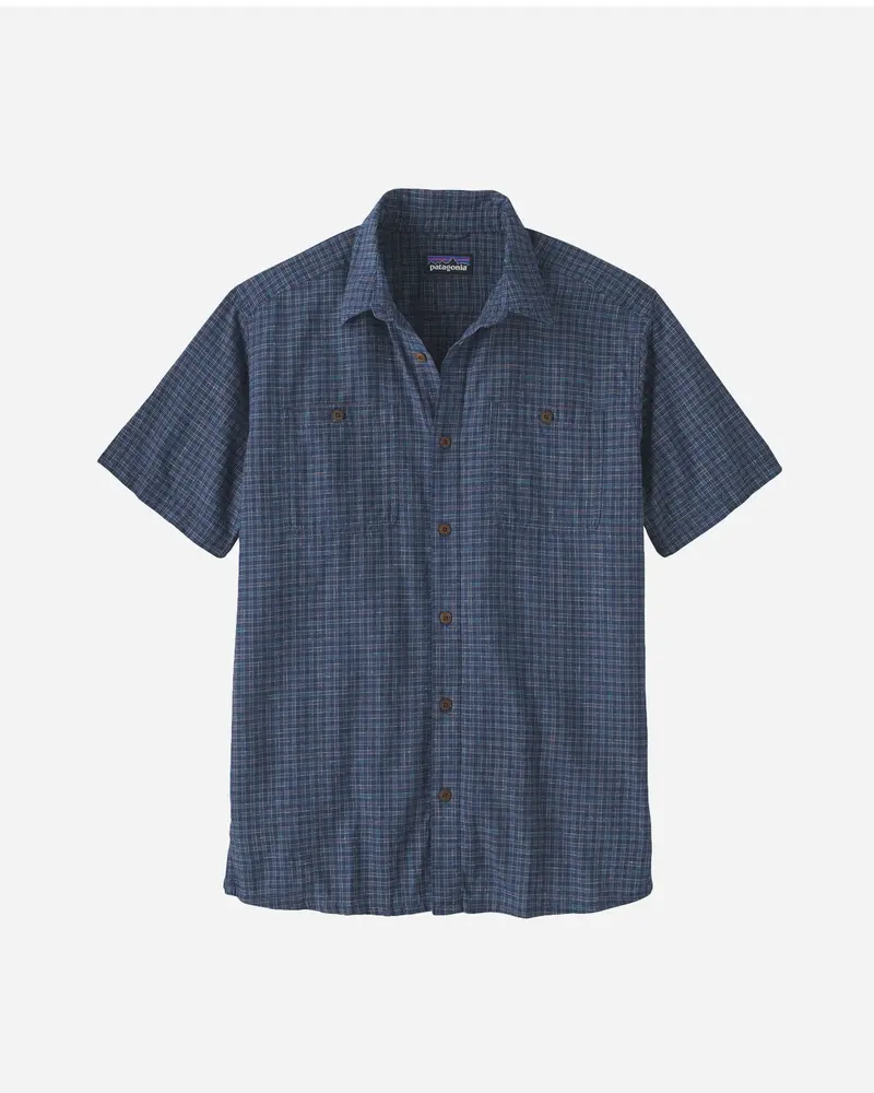 M's Back Step Shirt - Rainfall Plaid/Stone Blue
