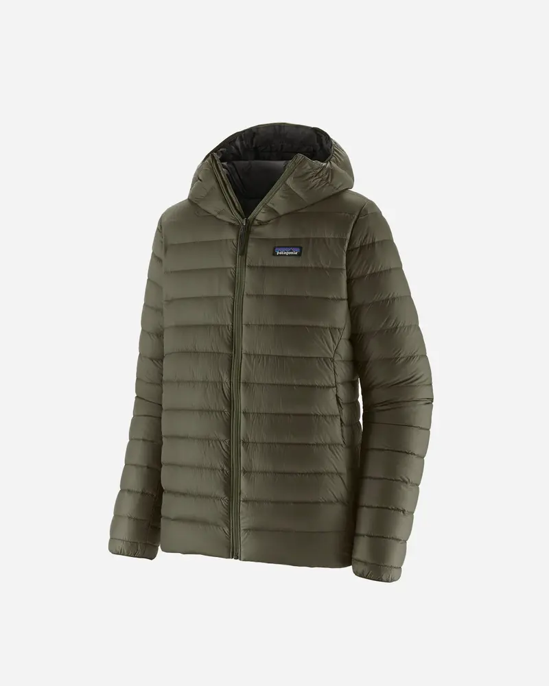 M's Down Sweater Hoody - Basin Green