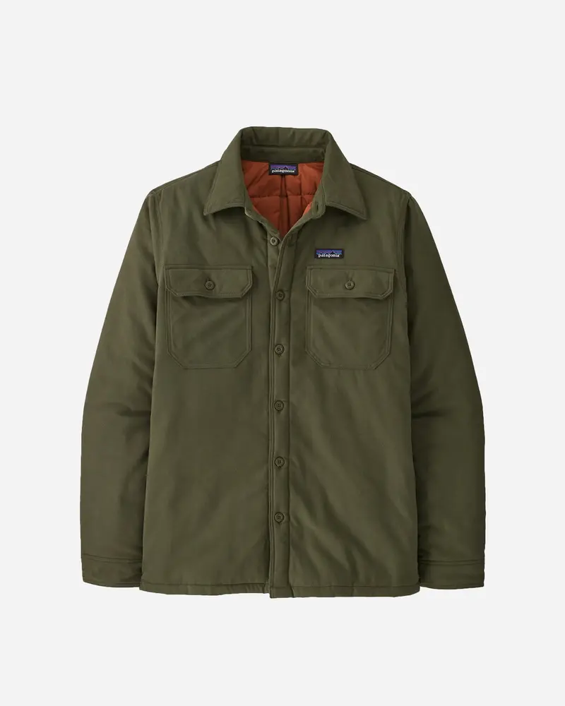 M's Insulated Organic Cotton MW Fjord Flannel Shirt - Basin Green