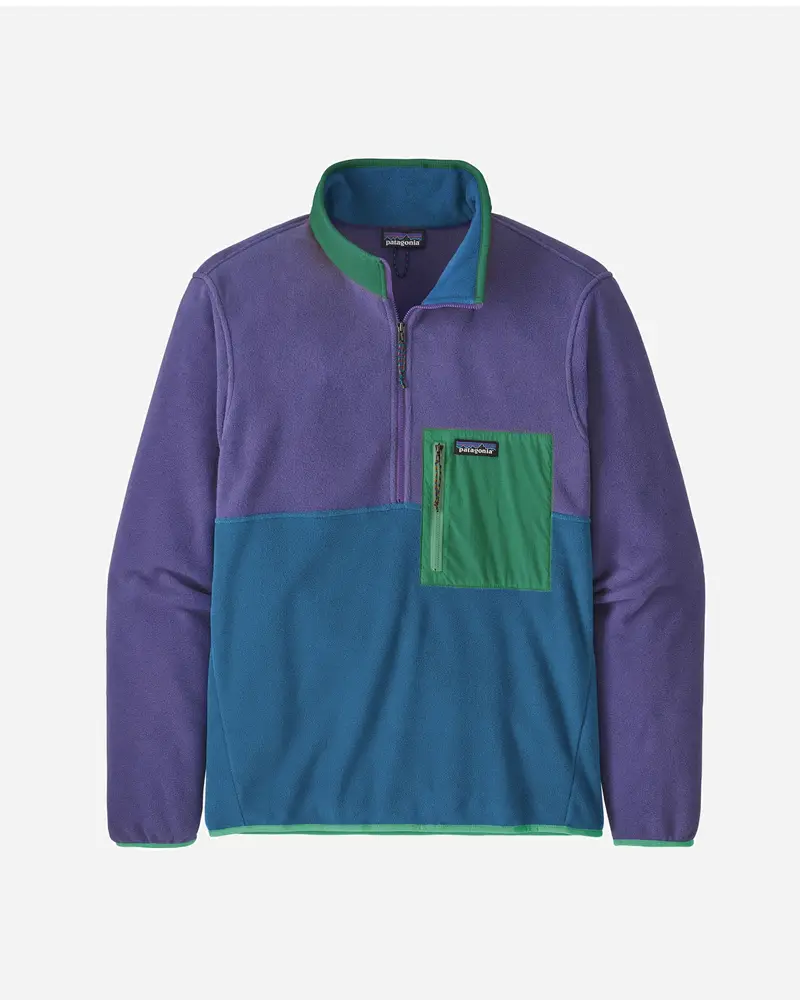M's Microdini 1/2 Zip P/O - Bayou Blue