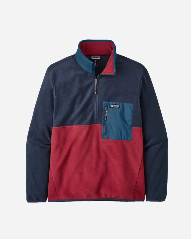 M's Microdini 1/2 Zip - Wax Red