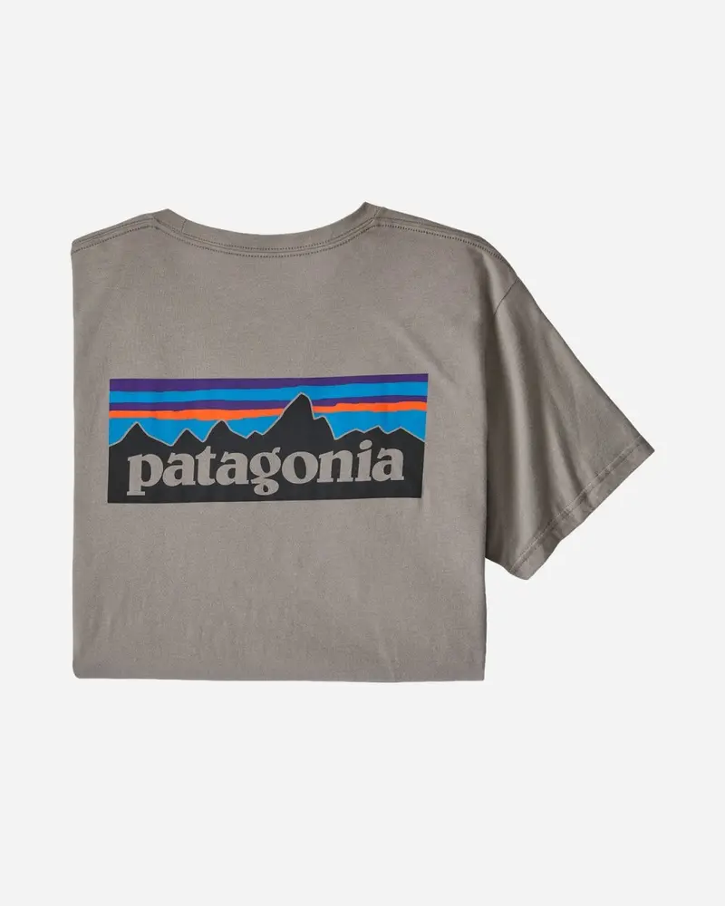 M's P-6 Logo Organic Tee - Feather Grey