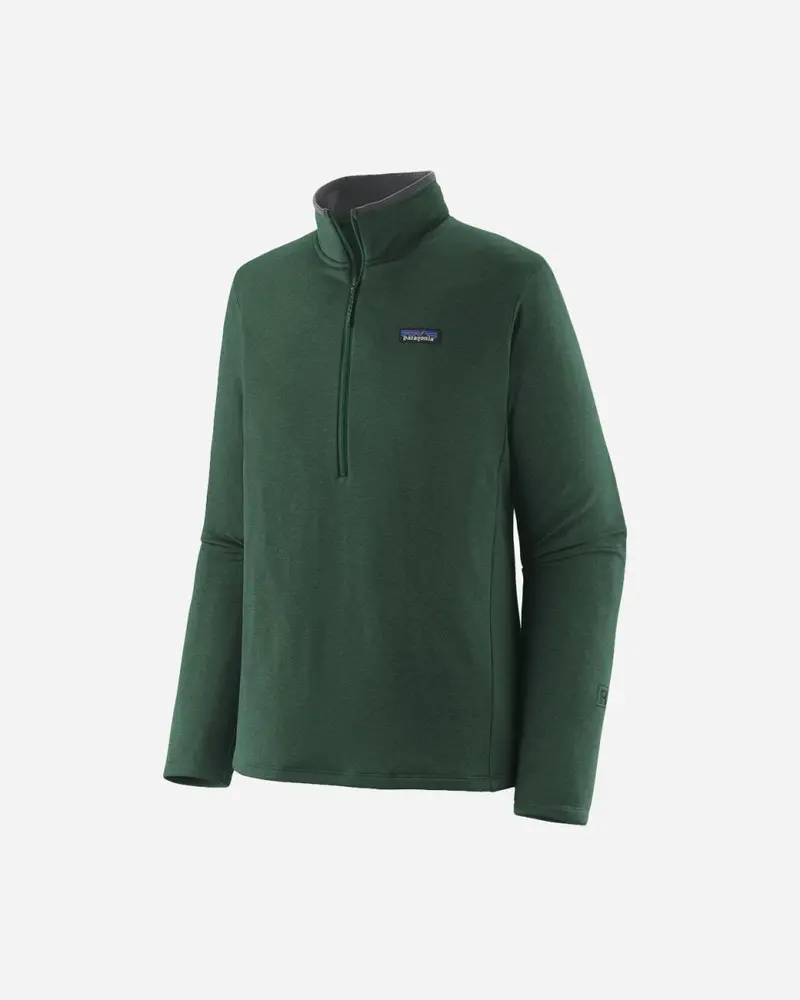 M's R1 Daily Zip Neck - Pinyon Green
