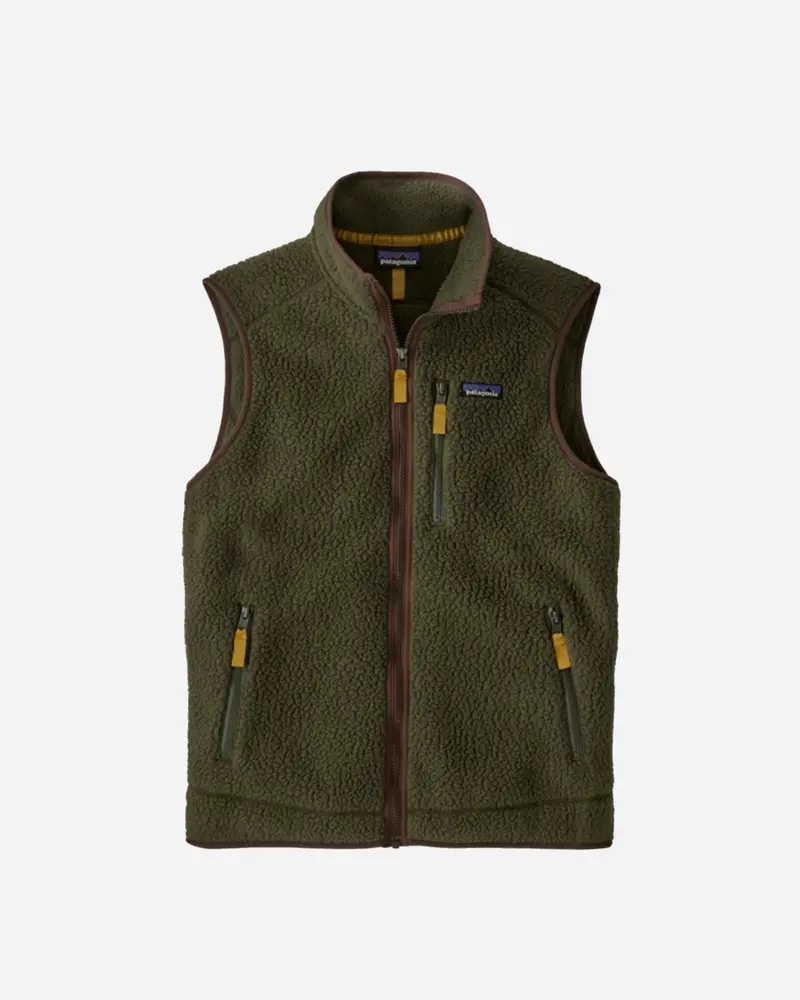 M's Retro Pile Vest - Basin Green