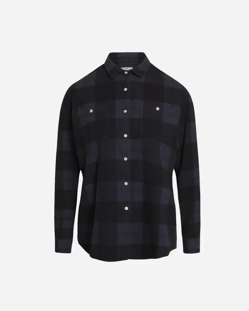 Mynthe Checked Shirt - Navy/black