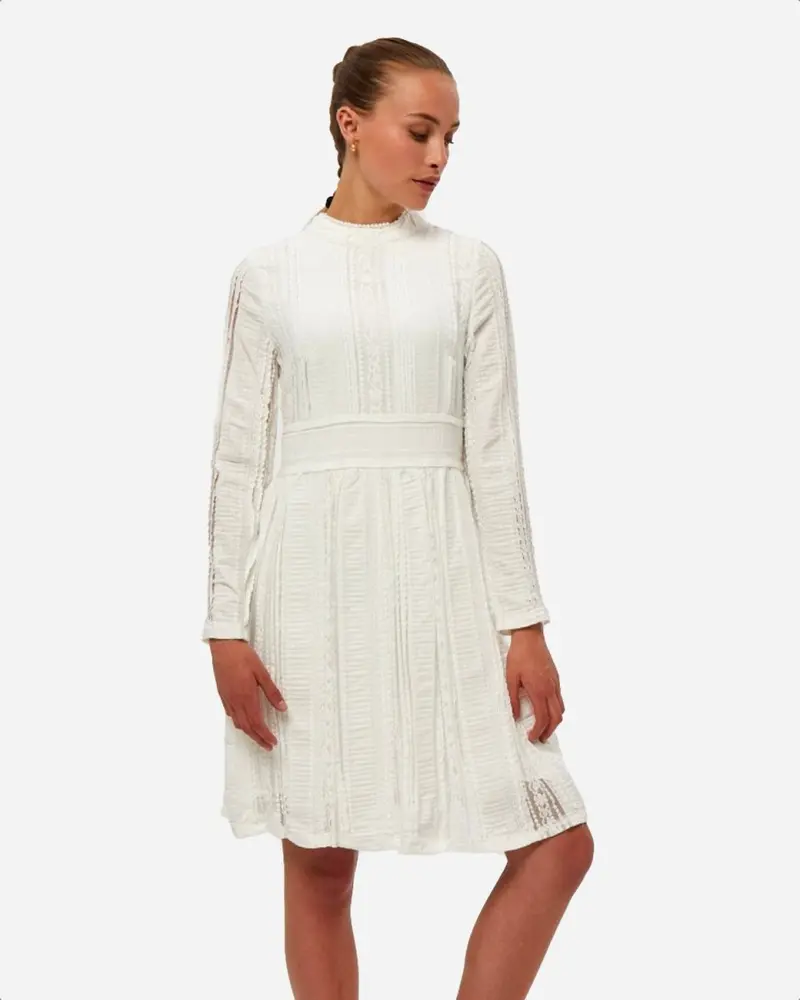 Naja dress - Cloud Dancer