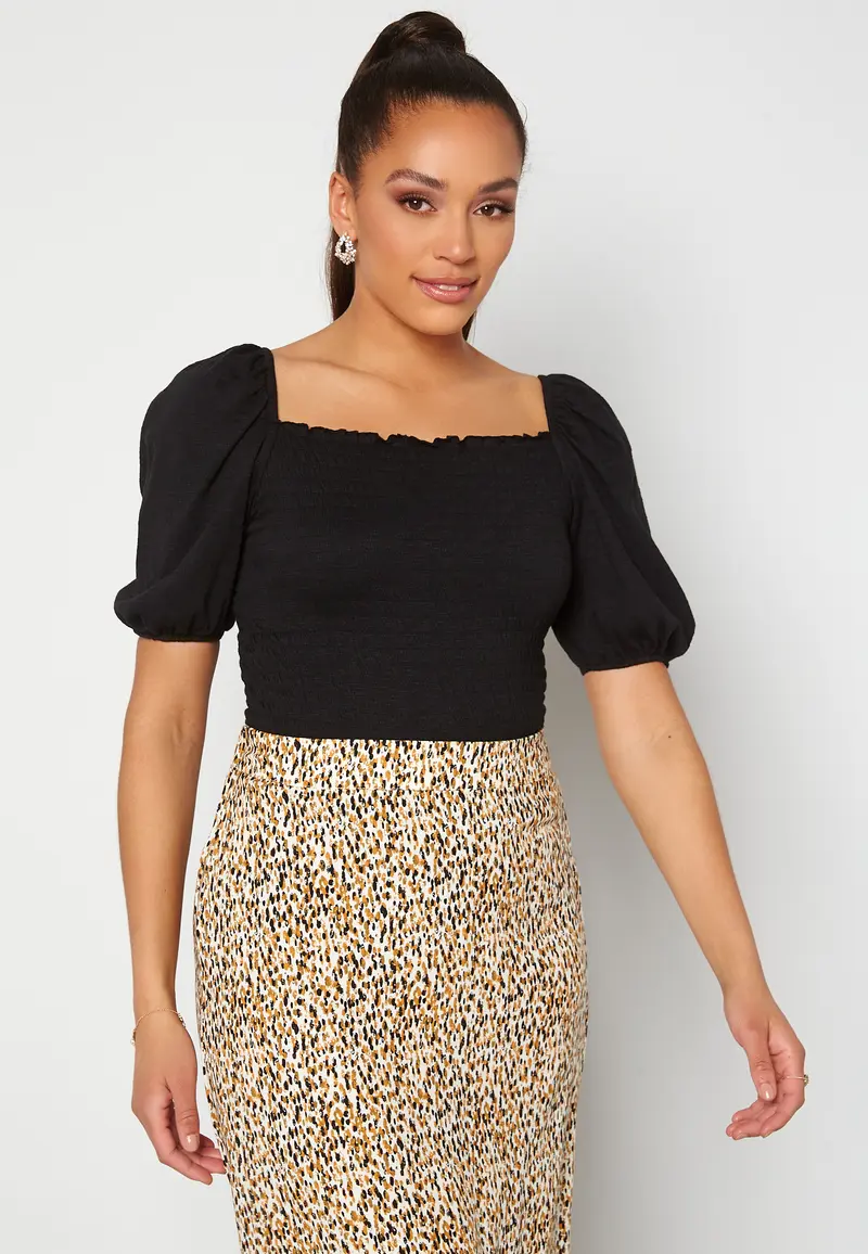Nalena 2/4 Puff Smock Top