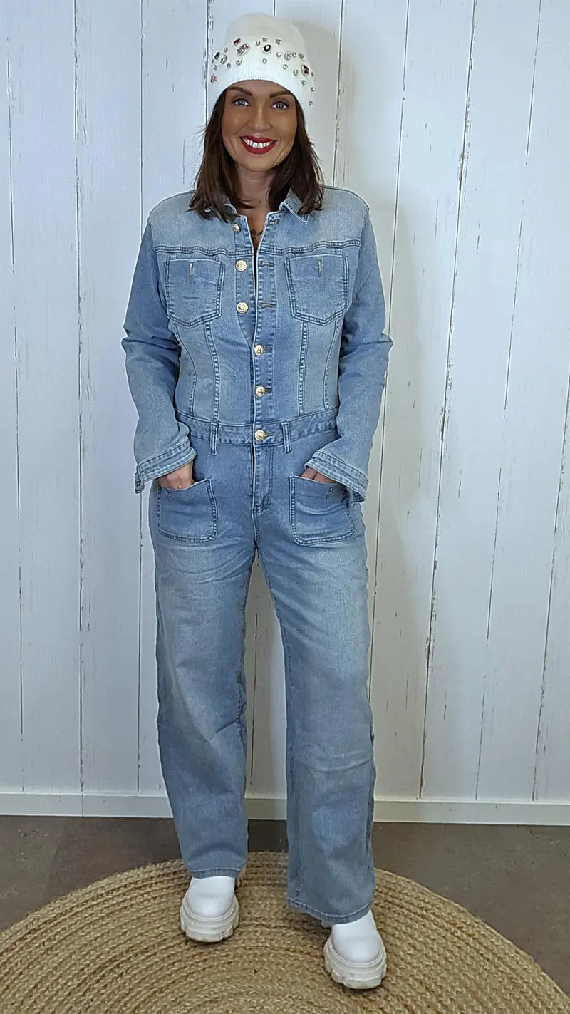 Nancy jumpsuit lys denim