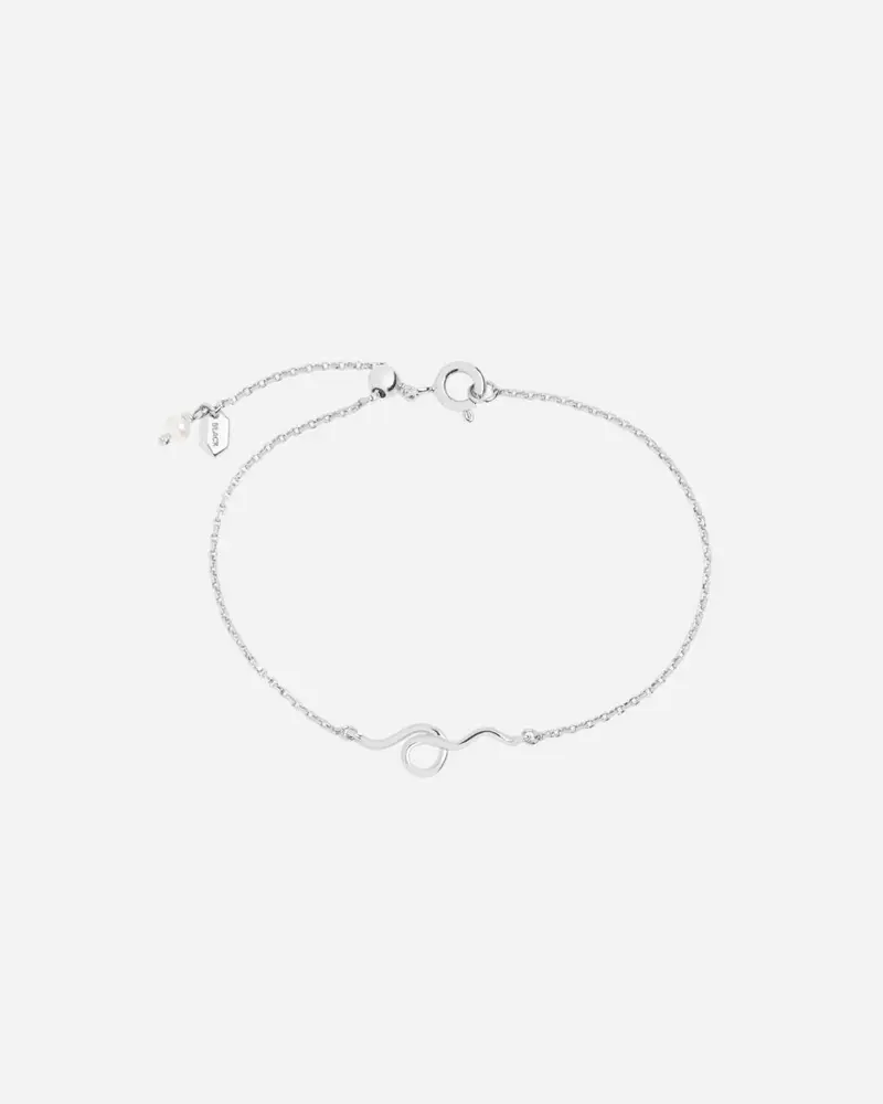Nasima Adjustable Bracelet - Silver