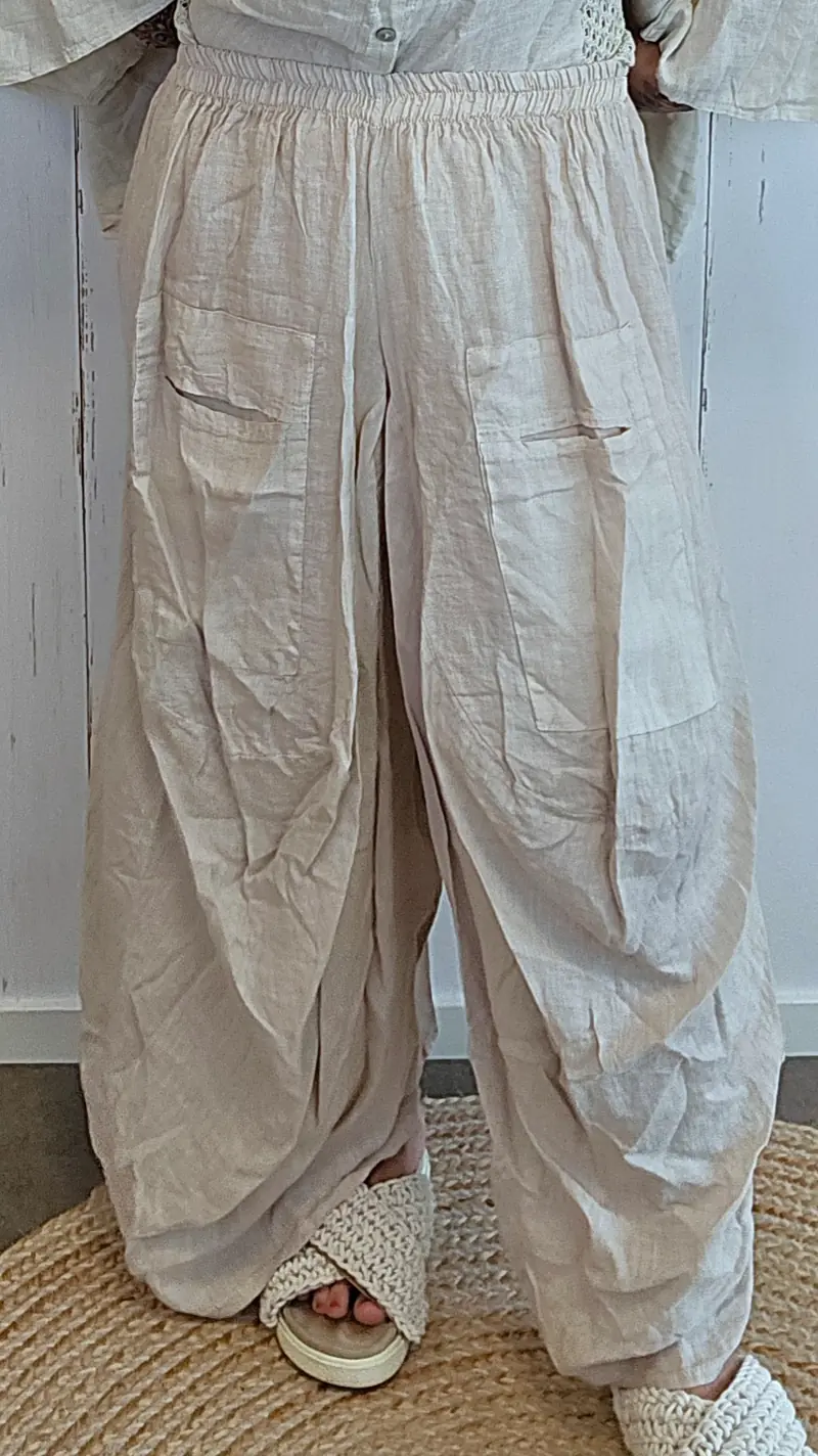 Natacha linbukse beige