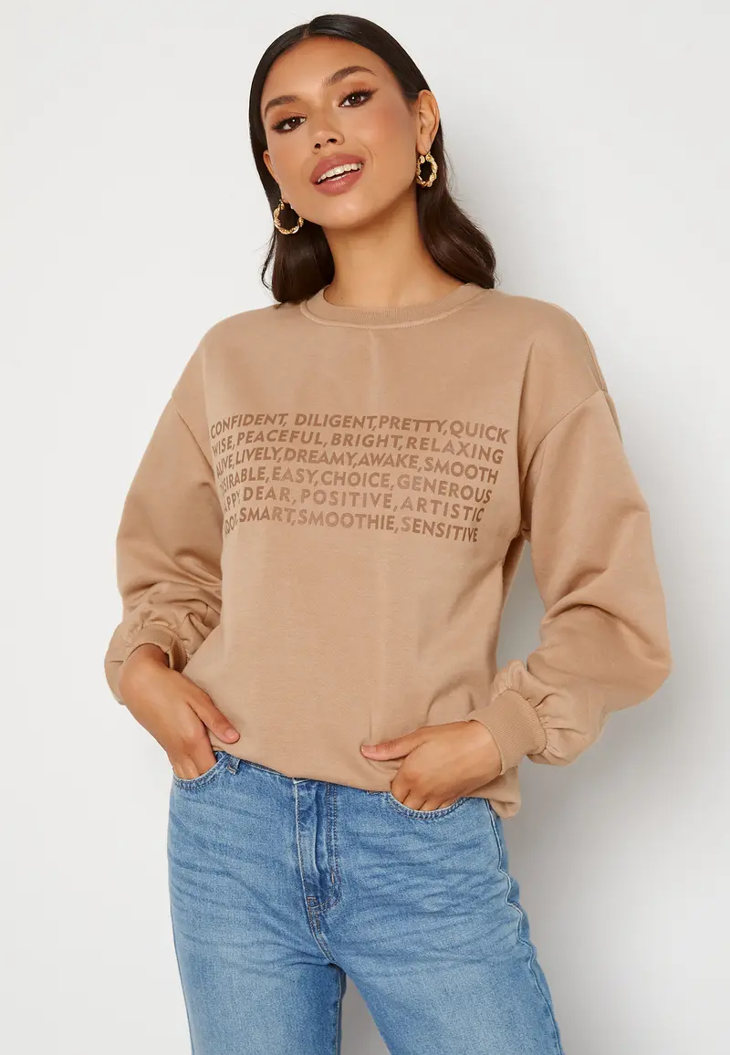 Natalie L/S Print Sweat